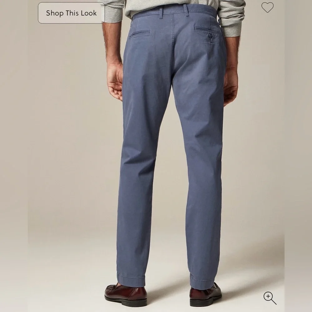 J.Crew 770 Straight Fit Stretch Chinos Dusty Navy 34x32 👖✨